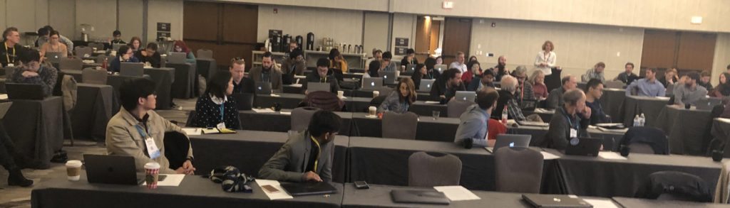 Snapshot from the AGU 2018 Data Science and Machine Learning workshop